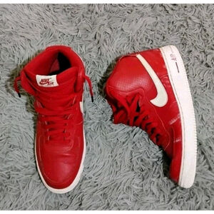 Nike Air Force 1 Hi Retro QS Gym Men Size 7.5 Red/Summit White 315121-606